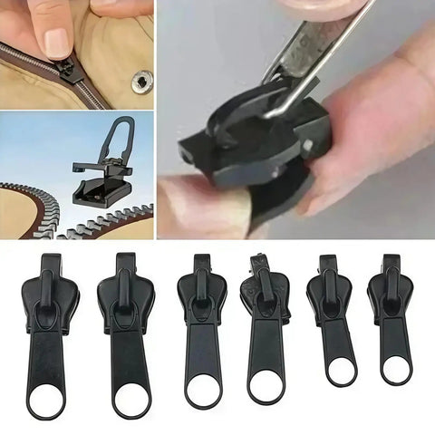 Zipper Repair Kit With Replacement Slider And Teeth For Jackets Bags Jeans And Luggage Instant Fix For Worn Zippers DIY Tailoring
