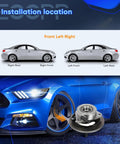 Beefy Wheel Bearing And Hub Assembly Replacement For Ford F150 1997 1998 1999 2000 5 Lug Hubs With ABS Direct Fit OE Quality 515010 Pair 4WD Ready Long Lasting shown with car installation locations