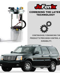Electric Fuel Pump Module Assembly With Pressure Sensor For Chevrolet Tahoe And GMC Yukon Escalade 2004 2007 4.8L 5.3L 6.0L 6.2L Gas Engine Replacement Part displayed with SUV