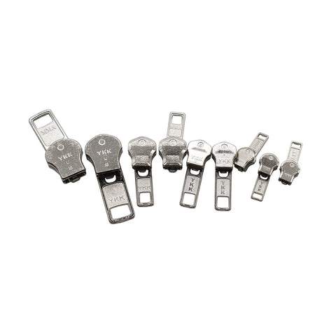 Repair Kit With YKK Auto Lock Sliders, 9 Sets Of Assorted Sizes Three, Five, Seven And Ten, Includes Top And Bottom Stops, Made In USA