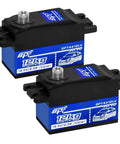 Two Pack 12kg Low Profile RC Servo High Torque Full Metal Gear Digital Servo For 1 By 10 RC Car With Steering Arm Waterproof And Durable Upgrade
