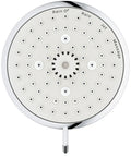 Cosmopolitan 100 Shower Head With Four Sprays Rain O2 Rain Massage And Jet 2.5 GPM Starlight Chrome Finish front view