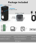 Wireless Video Doorbell Camera With AI Detection, Real Time Alerts, 1080p HD Video, Pan Tilt Night Vision and accessories included
