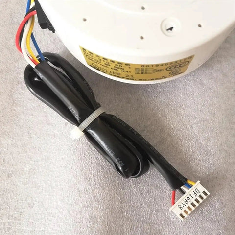 Close-up of Air Conditioner Indoor Fan Replacement Parts With DC Brushless Motor SIC 310 30 1 showing wiring details.