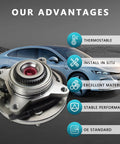 Front Wheel Bearing Hub Assembly Pair 515142 For Ford F-150 Expedition Lincoln Navigator 2011-2014 4WD Front Left And Right Complete Replacement Two Piece Kit near car with advantages listed like thermostable and OE standard.