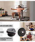 Person using Bowflex with Replacement Sliding Seat Bracket Rollers For Home Gym Rolling Seats Compatible With Blaze Classic Elite Motivator2