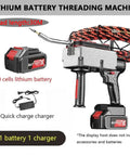 Pro Level Ultra Cordless Wire Feeder Bulletproof Stepless Speed Control Beefed Up Battery Fish Tape No Sweat Wall Routing And Quick Network Cable Pulling Jobs with lithium battery and charging system.