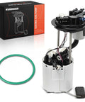 Electric Fuel Pump Module Assembly With Pressure Sensor For Buick LaCrosse And Pontiac Grand Prix showing assembly with green seal ring.
