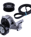 Premium Serpentine Belt Drive Tensioner Kit Designed For Toyota Tundra 4.7L V8 2000 2006 OEM Fits and Replaces 90K38488A Is Backed By Full Warranty Guarantee Makes Your Rig Work Smooth As Silk Keeping Systems Locked Tight For Max Power Lasts A Lifetime. serpentine belt tensioner kit with pulley and belt