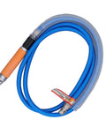 Lightweight Pneumatic Grinding Pen Straight Handle with blue hose, designed for engraving and polishing metal, wood, and plastic.