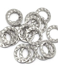 304 Stainless Steel Internal Tooth Star Lock Washers Kit 100 Pc Assortment M4 Heavy Duty Corrosion Resistant Circlip Snap Rings