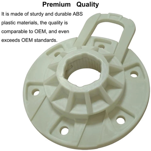 Ultra Durable Upgraded Washer Basket Driven Hub Kit W10528947 For Maytag Whirlpool Kenmore Washers Fits Mvwx655dw1 Mvwx655dw2 Wtw5000dw0 Wtw5000dw1 Wtw5000dw2 Wtw5000dw3 Mvwc565fw1 Includes Drive Block Retainer, white ABS plastic washer hub