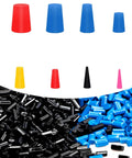 Awesome Amagogo Silicone Tapered Plug Kit With 200 Versatile Hole Stoppers For Painting And Machine Sealing High Temp Resistant Assortment Set Perfect For Diy Pros Working Hard On Coating Jobs Every Day, assorted silicone tapered plugs