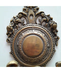 Close-up of Robust Vintage Brass Wall Hook With Classic Old School Charm And Hella Tough Build For Entryway Or Bathroom Decor.