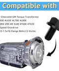 Beefed Up Torque Converter Bolt Kit For GM Transmissions Compatible With 4L60E 4L65E 4L70E 4L80E 700R4 200-4R 3L80 4T60E 4T65E M10 1.5x16 Flange Bolts Hardened For Chevy GM LS Vortec Auto Trans Parts, black bolt