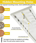 Double Row Curtain Track System With Silent Aluminum Alloy Ceiling Rails For Heavy Duty Drapes, Smooth Sliding, Room Divider For Bedroom Living Room And Hospital, White Finish, 1 Meter Length, hidden mounting holes