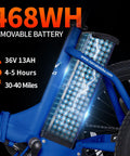Electric Tricycle For Adults With Fat Tire Folding Three Wheel E Trike 18 Inch Wheels Peak 700W Step Through Frame Removable 468Wh Battery And Large Basket Perfect For Men And Women removable 36V 13Ah battery