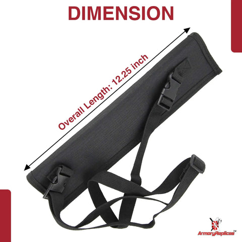 Foam Katana Sword For Practice Bokken Shinai Style Training Sword With Mini Nylon Carrying Case dimensions 12.25 inch