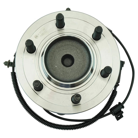 Front Driver Or Passenger Side Wheel Bearing And Hub Assembly For 2011 2014 Ford F 150 RWD 6 Lug Wheels top view