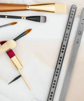 Sliding Drawer Slides Replacement Rails Two Pack With Smooth Ball Bearing And Frictionless Movement next to brushes