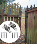 Beefed Up Heavy Duty Farm Gate Hinges For Sheds Two Pack 304 Stainless Steel Hardware Replacement Door Hinges With Screws