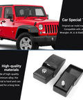Aluminum Hood Latch Locking Kit For Jeep Wrangler JK JL Gladiator JT 2007 Through 2023, shown with Jeep and product details.