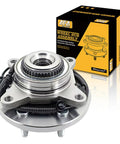 Front Wheel Hub Bearing Assembly 6 Lug 4WD With ABS For Ford F150 Expedition 2011 To 2014 And Lincoln Navigator Premium Greased