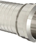 316 Stainless Sanitary End Holedall Fitting With Crimp Stem 2 Inch Female Bevel Seat End Fits 2 Inch Hose ID Built For