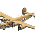 B 24D Liberator 1 To 48 Scale Unbuilt Plastic Model Kit With Detailed Cockpit And Interior Authentic Decal Set Aqua Color Unpainted