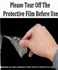 Hand peeling film from Solar Powered Fan Kit 12.6 Inch IPX7 Weatherproof With 15W Solar Panel And Dual Waterproof Fans