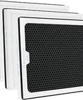 Three Pack HEPA And Activated Carbon Filter Replacement Set For HEPA Shield 550 Air Scrubber, 18.7 x 15.6 x 2 Inches