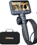 Two-Way Articulating Borescope With Light, 1080P Endoscope Inspection Camera, Flexible 5.5ft Probe for cars and HVAC