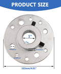 Go Kart Rear Sprocket Kit 60T 420 Chain With 1 Inch Bore And One Quarter Inch Keyway, 8 Hole Hub, size 102mm steel