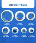 Various sizes of bulkhead fittings, from 3 inch to 3/4 inch, for 3/4 Inch Bulkhead Fitting For Tanks And Hoses Leak Proof TPV Tank Adapter No Glue Aquaculture