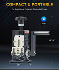 Manual Wire Stripper Machine For Drills, Fast Copper Wire Stripping Tool 0.06 To 1 Inch, compact design with hand crank.