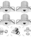 Beefy Heavy Duty Magnetic Cabinet Door Catches Set for Closets Wardrobes Cupboards and Furniture Doors Drawer Push Latch