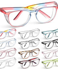 12 Pack Anti Fog Safety Glasses Goggles Protective Eyewear Clear Lenses With Scratch Resistant Frames in multiple colors