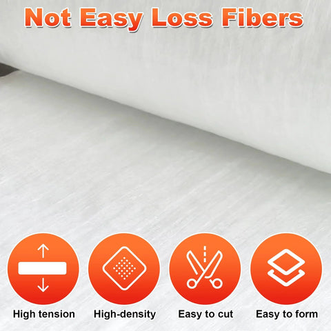 Ceramic fiber blanket insulation roll; white, 24x12 in, 1 in thick, Amazon brand, 2400F rated