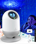 Rechargeable Galaxy Star Projector Night Light With Remote And Timer LED Laser Nebula Lamp With Green Stars for kids room decor