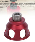 Slick Aluminum Alloy Vertical Hole Punch Locator And Straight Angle Drilling Jig with silver steel bushing for precision woodworking projects.