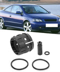 Gear Shift Stick Repair Bushing Kit for Manual Transmissions 1998 to 2013 with ABS Material in front of blue car