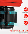 8 Inch Benchtop Drill Press With Laser Guide And Led Light 5 Speed Settings 620 To 3100 Rpm showing powerful 2.5 AMP motor design.