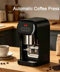 58mm Electric Coffee Tamper And Automatic Espresso Press, Adjustable 10 To 30Kg Pressure For Nailing Pulls Daily, 304 Stainless Steel Build, Built Different Gear For Serious Home Baristas In Black