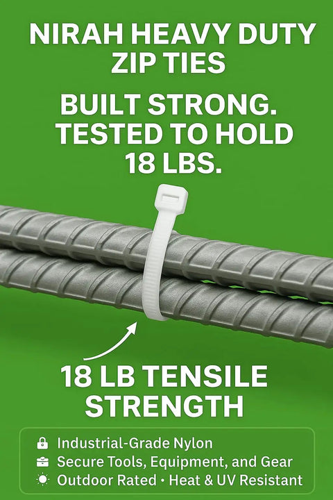 4 Inch Clear Zip Ties 18 Lb Tensile Strength UV Resistant Self Locking Nylon Cable Ties 100 Pack For Home Office Garden Cable