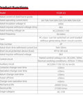 Automatic Transfer Switch 4P 63A AC 220V For UPS And Home Power Backup millisecond specifications table