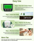 7 In 1 Soil Test Kit With Moisture PH Light Intensity Fertility Temperature Air Humidity And Ambient Temp Readings Plus Large Dual Display No Guesswork For Garden Lawn Farm And Indoor Outdoor Plants Olive Green, step-by-step use guide