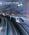 Blue Beginner Friendly Remote Control Helicopter With Altitude Hold And Dual Speed Modes For Adults And Kids Big Size S39H