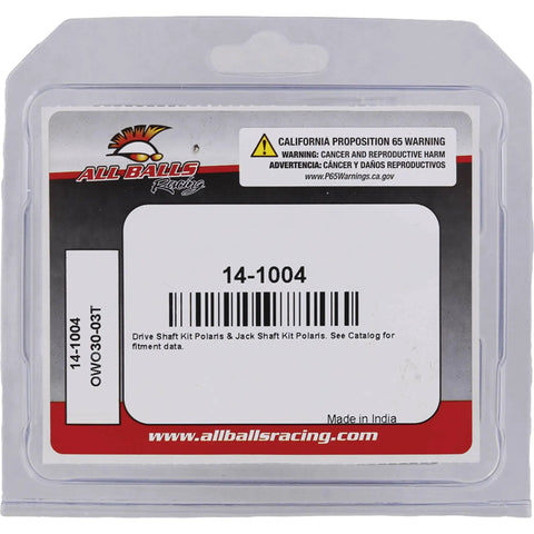 Plug And Play Lower Drive Shaft Kit With Heavy Duty Output Bearings And Seals For Polaris 340 Classic Edge Snowmobile packaging detail.