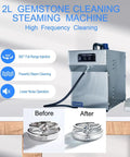 Pro Grade Jewelry Steam Cleaner That Powers Through Rings Watches And More 2L Stainless Steel Tank 1200W High Pressure Steam