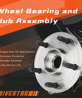 Heavy Duty Front Wheel Hub And Bearing Assembly For Jeep Commander And Grand Cherokee 2005 To 2010, 5-Lug
